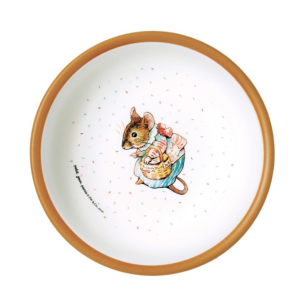 Peter Rabbit brown melamine bowl