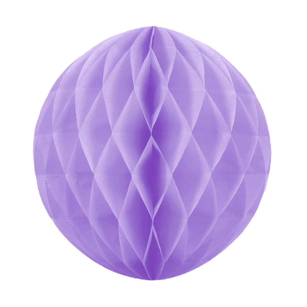 Lilac honeycomb ball