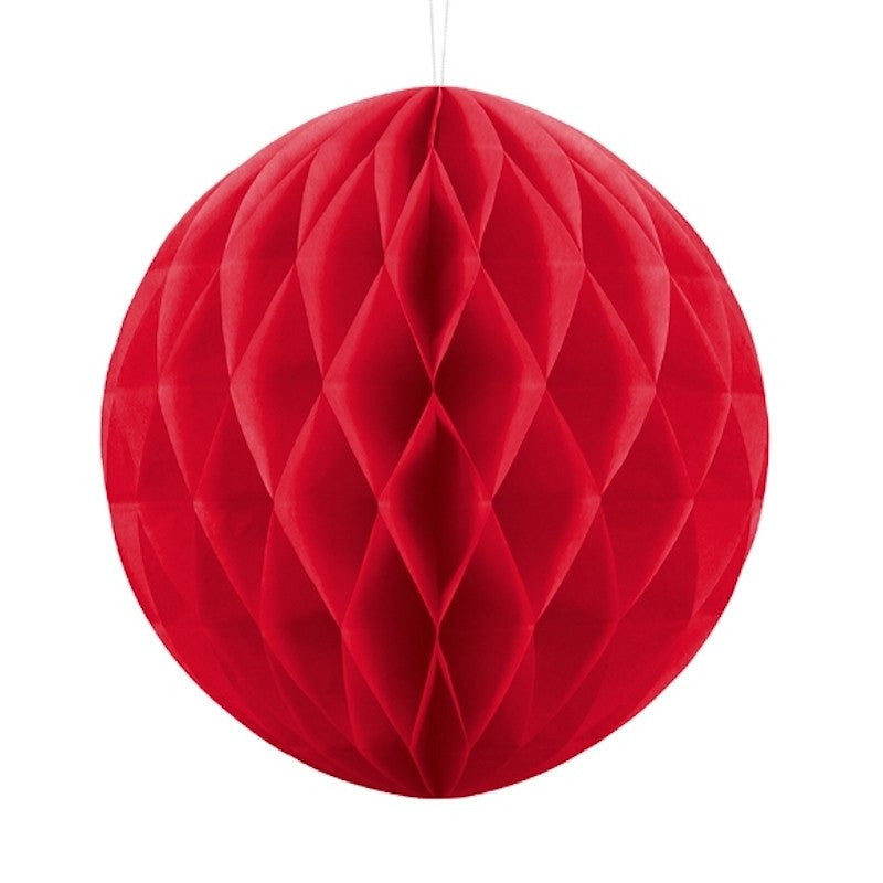 red honeycomb ball