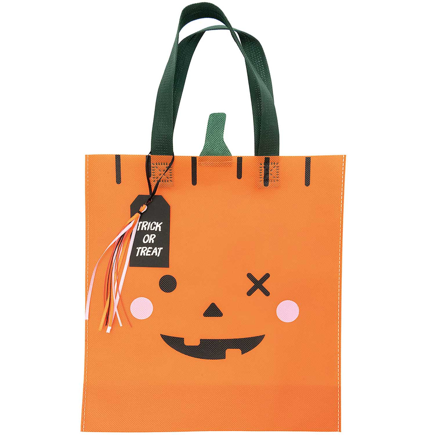 Bolsa Trick or Treat calabaza con decoración