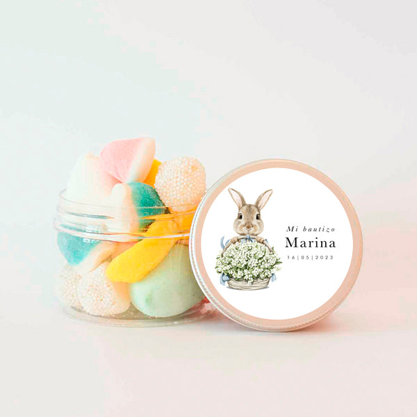 Personalized Bunny Flower Pot