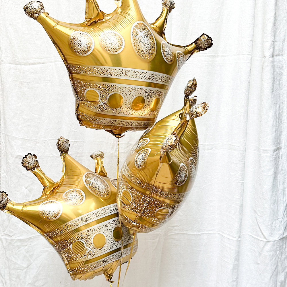 BASIC crowns inflated with helium