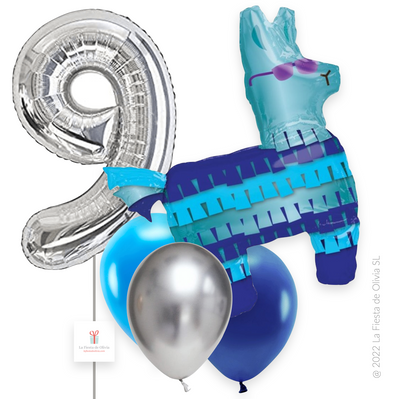 Buquê de balões FORTNITE inflados com hélio <br> (somente Barcelona)