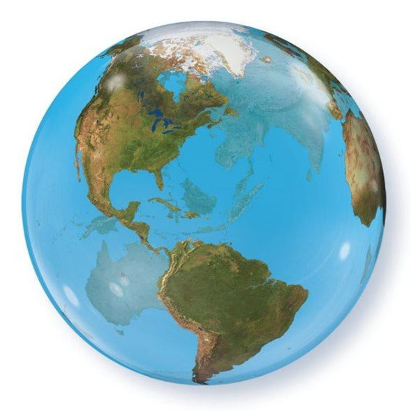 Globo bubble Planet Earth 100% Bio