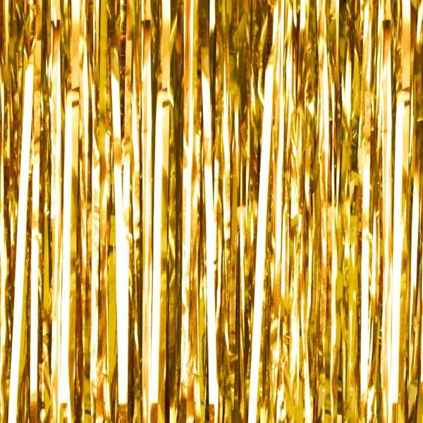 Fondo photocall cortina glitter dorado - La Fiesta de Olivia - 1