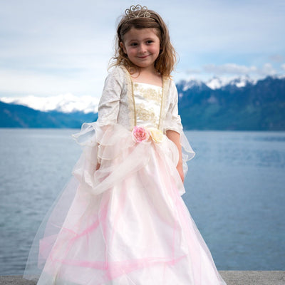 Disfraz princesa clásica rosa y beige