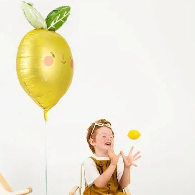 XL lemon foil balloon
