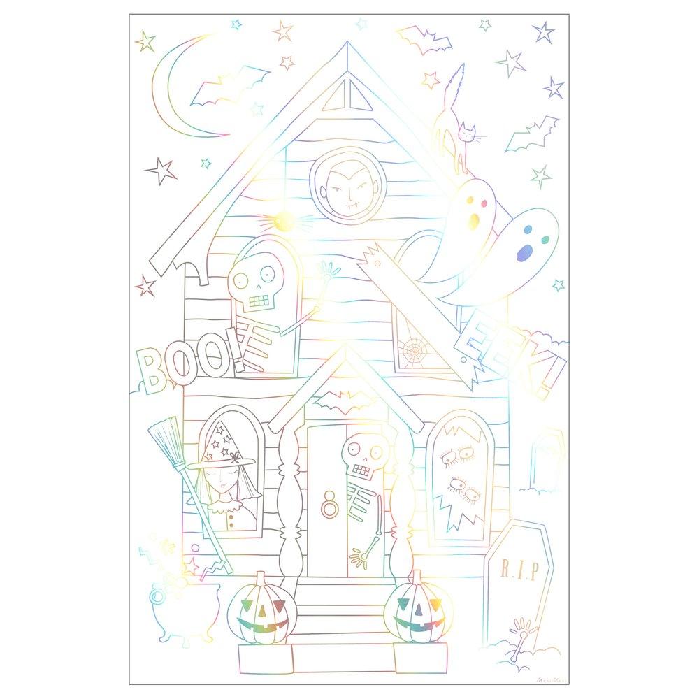 Posters para colorear Halloween