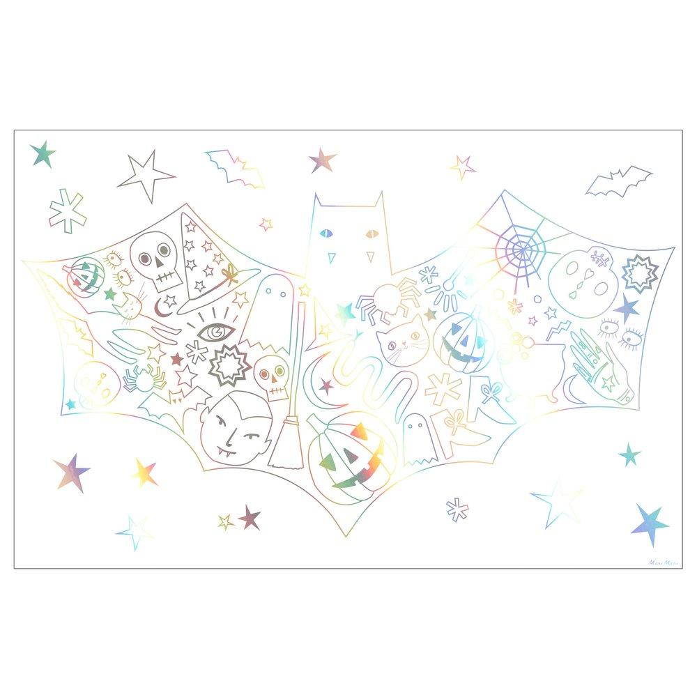 Posters para colorear Halloween