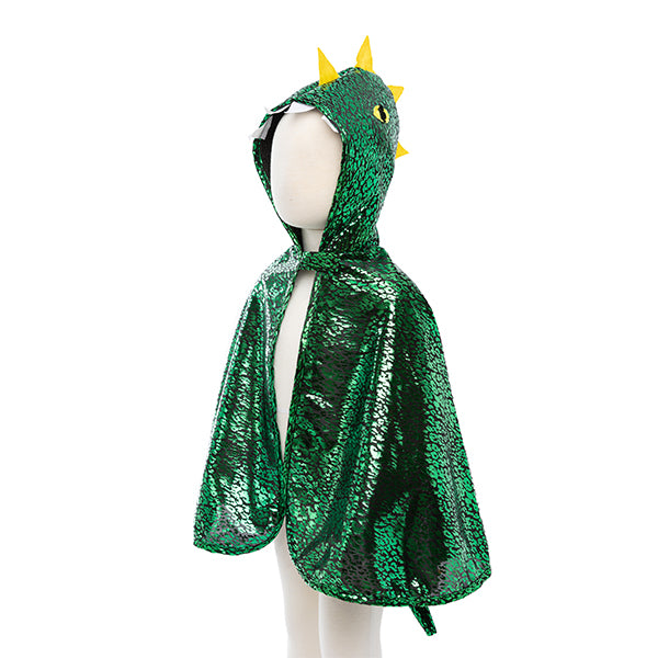 Disfraz capa de dragón verde