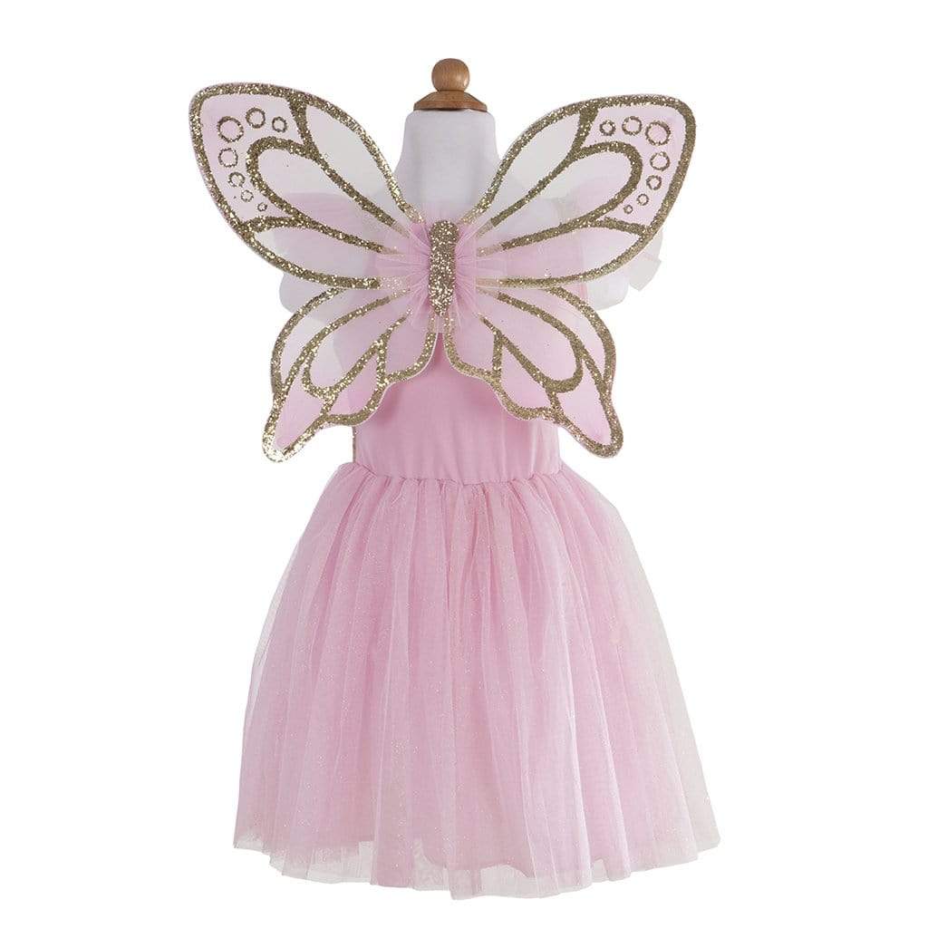 Butterfly costume with golden details