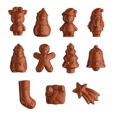 Calendario Adviento Figuras Navideñas Chocolate
