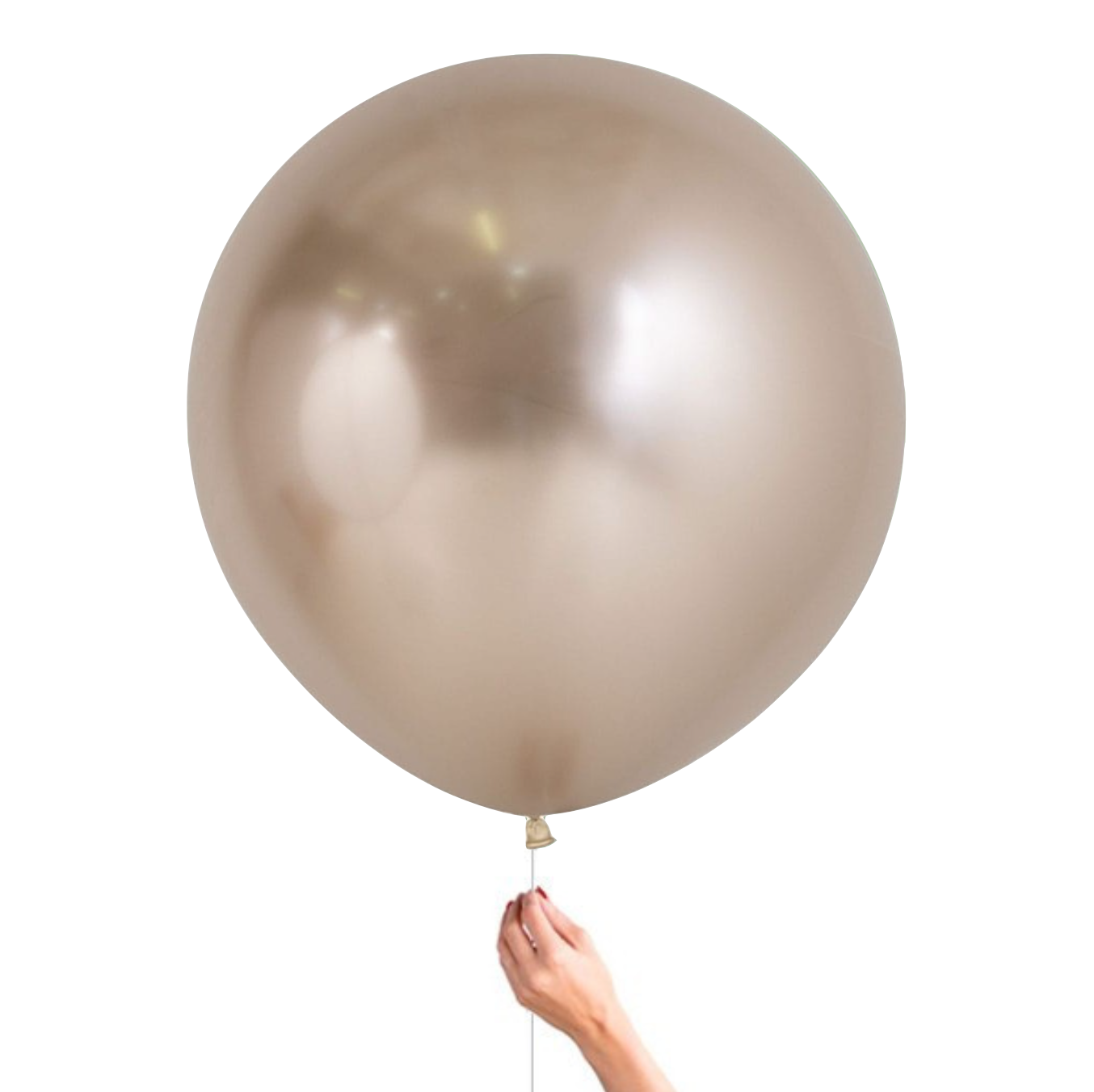 XL latex champagne Reflex balloon
