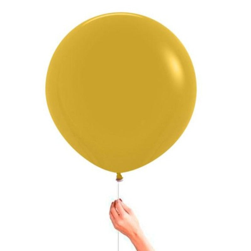 Balão Látex L mostarda mate