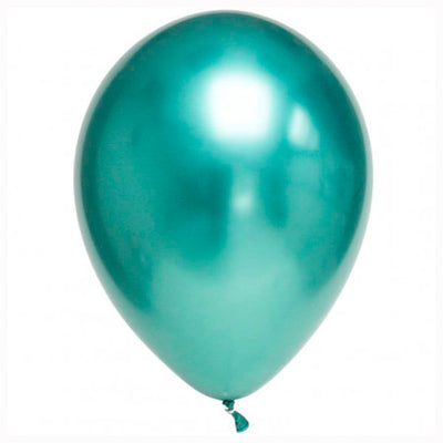 Chrome balloons green / 2 pcs.