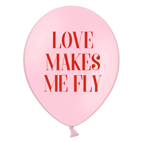 Globo "Love makes me fly" / 2 uds.