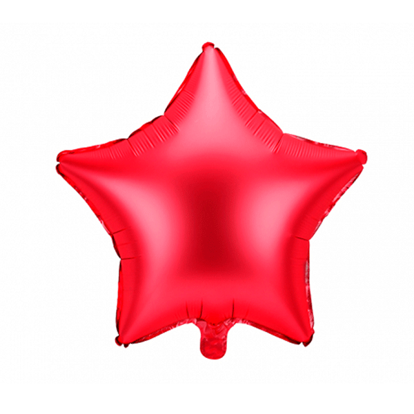 Estrela de balão de folha 40 cm. inflada com o nome de letra <br> (apenas Barcelona e Madrid)