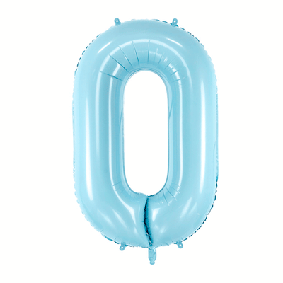 Balão foil Números XL baby blue basic