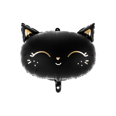 Halloween black cat foil balloon