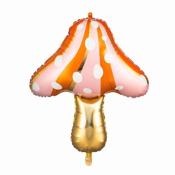 Balão de cogumelos de folha colorida