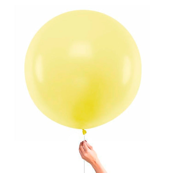 Matte Pastel Yellow XL Latex Balloon