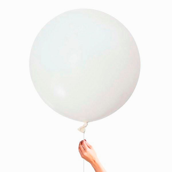 Globo Látex XL blanco satinado