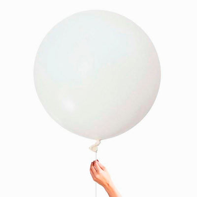 Globo Látex XL blanco satinado