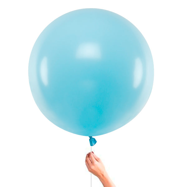 Balão de látex XL pastel azul mate