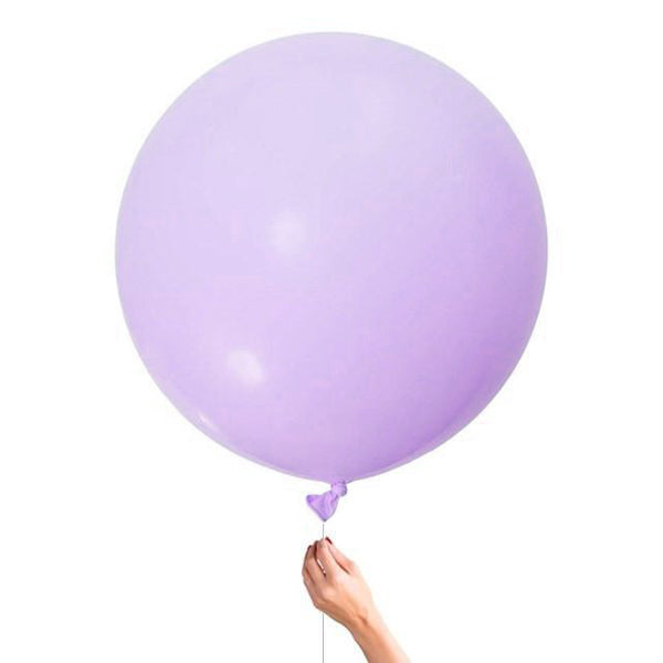Balão de látex XL pastel lilás mate