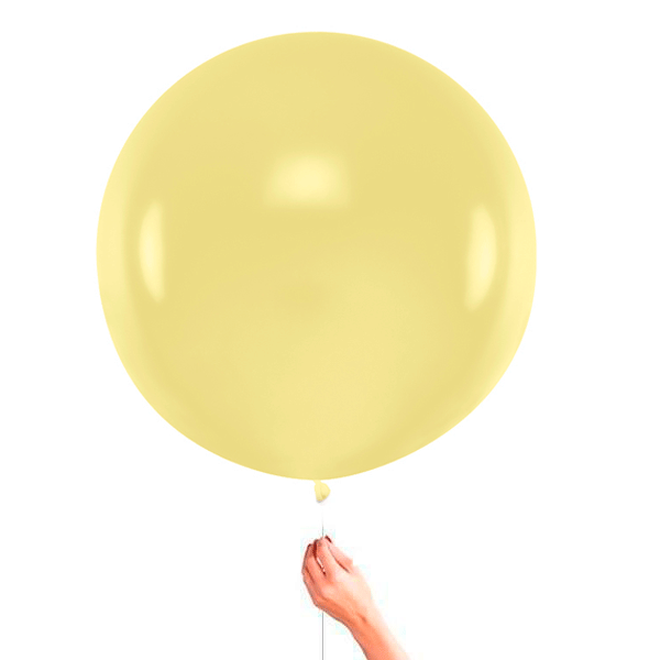 Balão de látex XL marfim acetinado