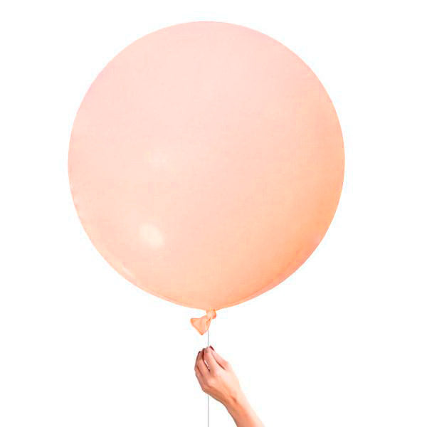 Balão de látex XL mate de pêssego