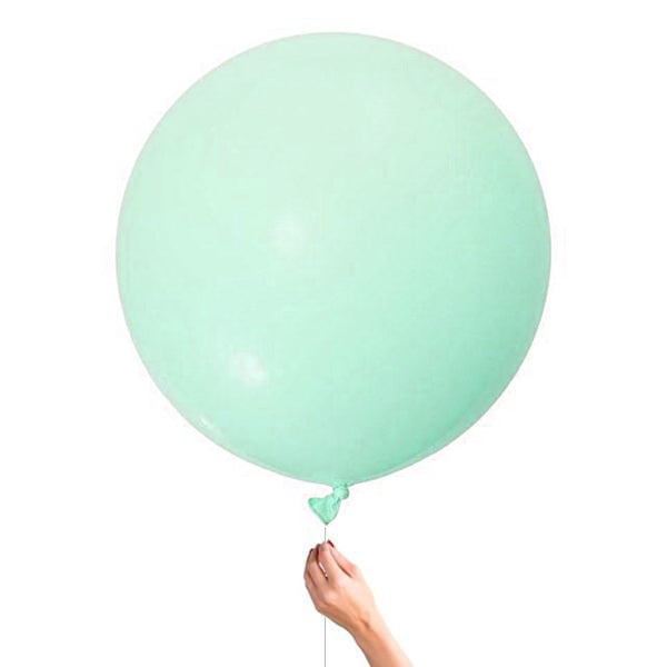 Balão de látex XL verde mint pastel mate