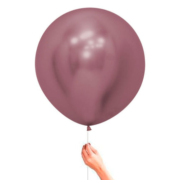 XL pink latex balloon Reflex