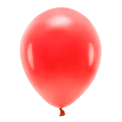 Red ECO balloons / 10 pcs.