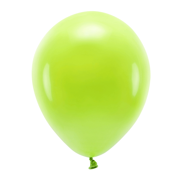Balões ECO verde limão / 10 pcs.