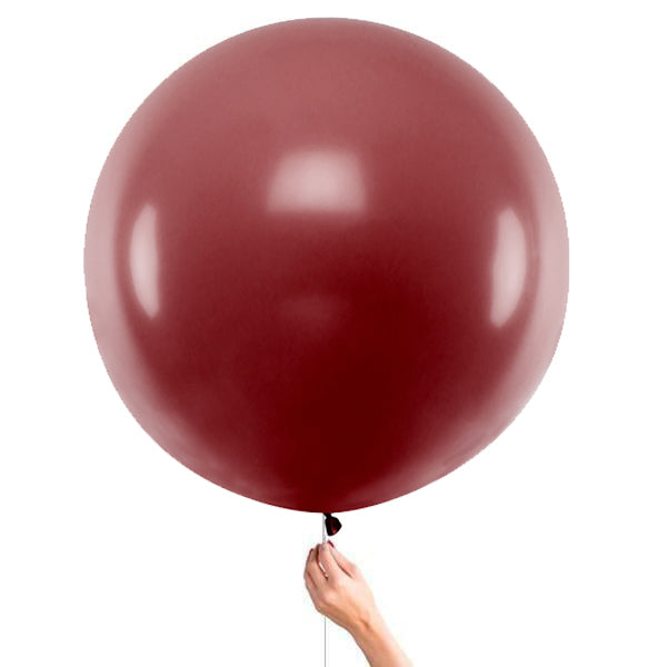Globo XL látex granate mate