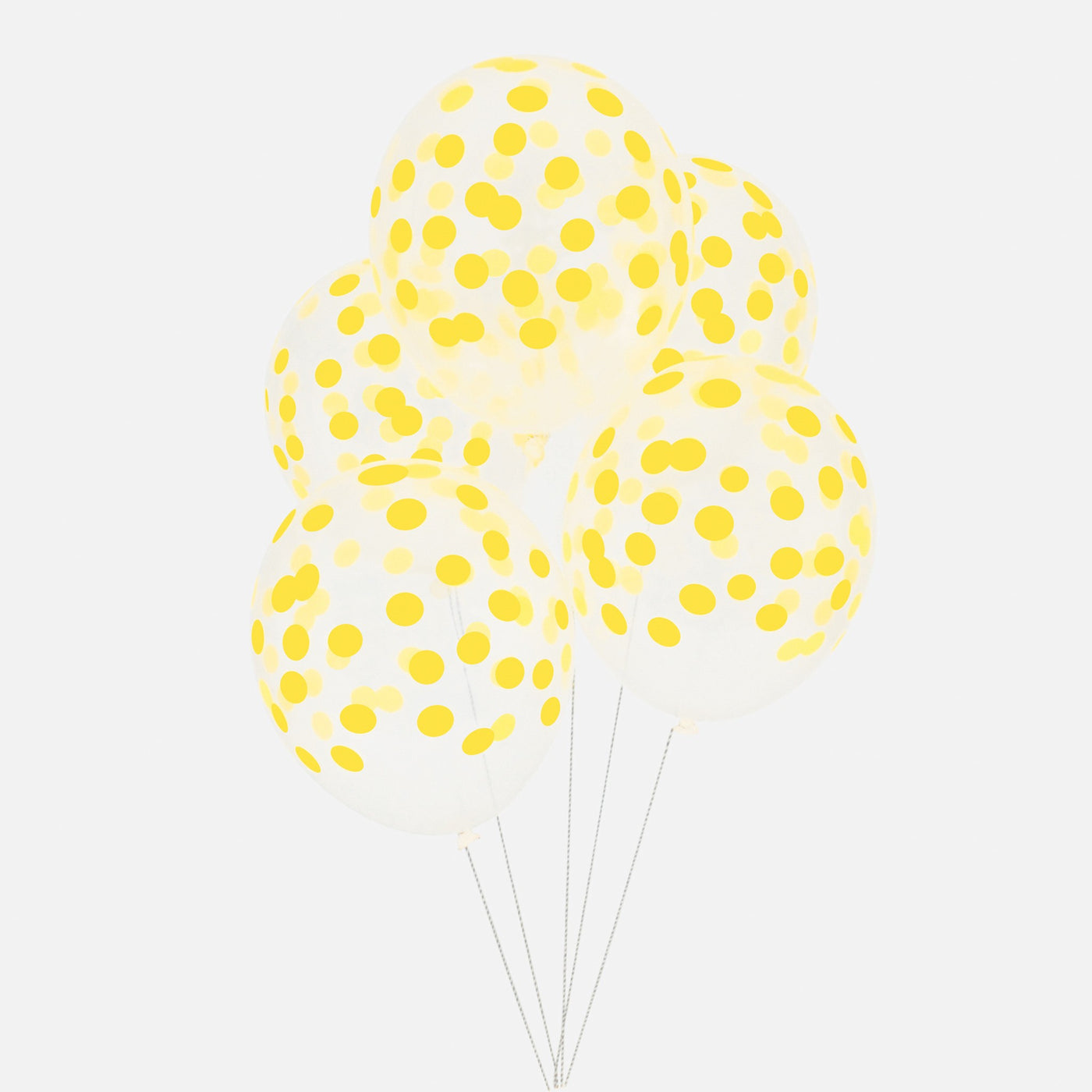 Globos transparentes lunares amarillo / 5 uds. - La Fiesta de Olivia - 2