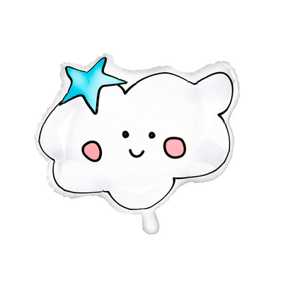 cute cloud mylar balloon