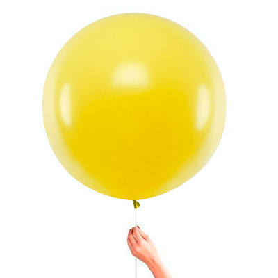 Balão de Látex XL amarelo mate