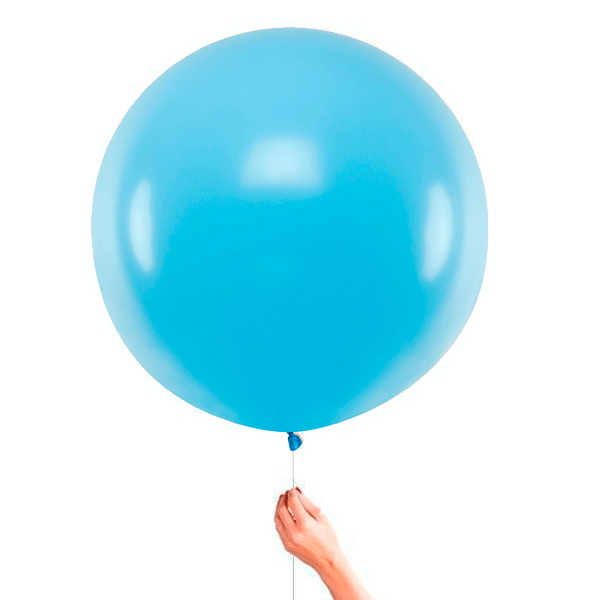 Balão de látex XL azul claro