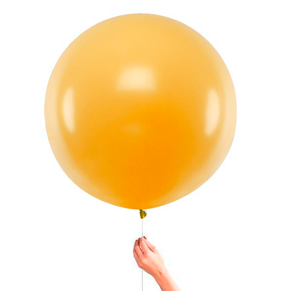 Balão de látex XL ouro acetinado