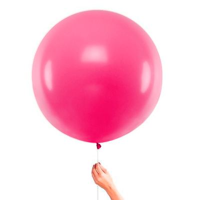 Balão de látex XL fúcsia mate