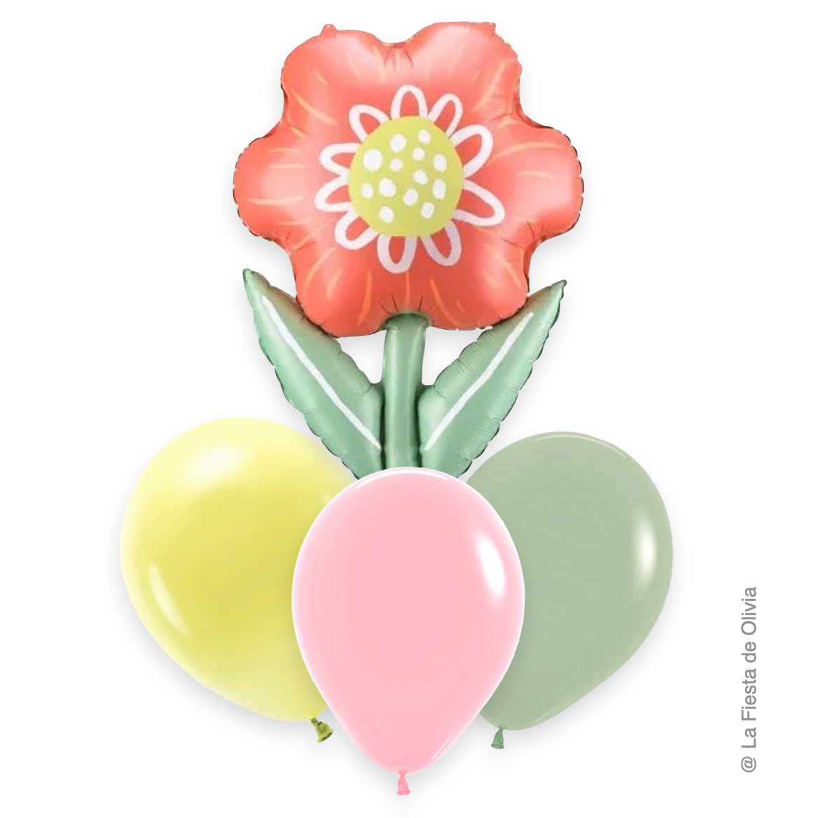 Bouquet Flor hinchados con helio