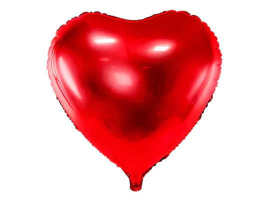 Bouquet de Balões Coração vermelho inchado <br> (somente Barcelona)