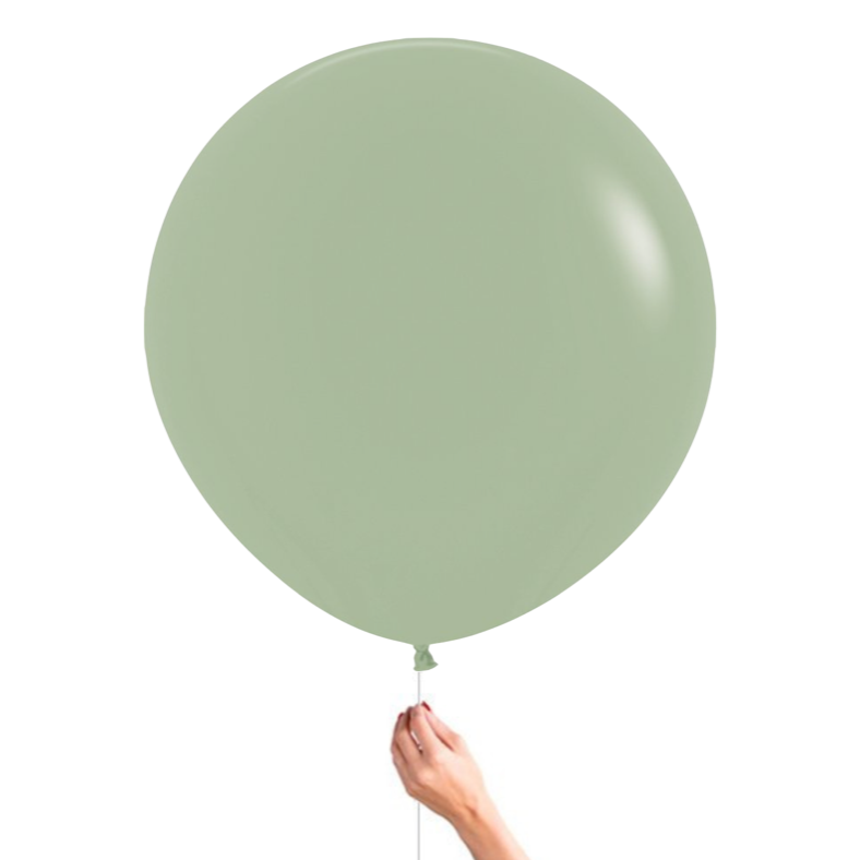 Matte eucalyptus green latex balloon XL