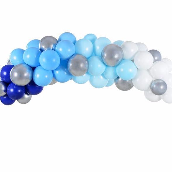 Blue balloon garland DIY kit