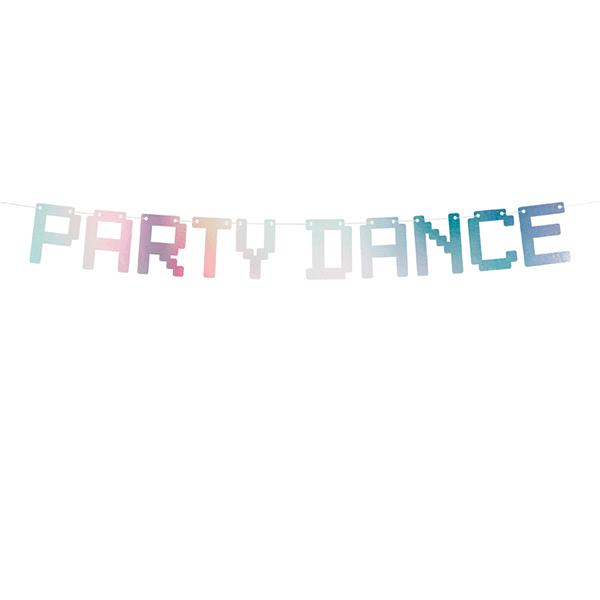 Guirnalda Party Dance iridiscente