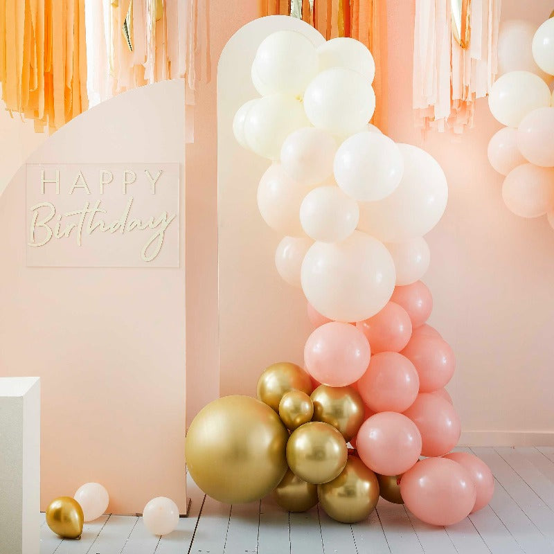 Assembled BALLET balloon garland<br> (only Barcelona and Madrid)