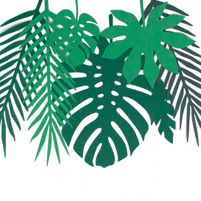 Tropical leaves to decorate / 21 pcs.