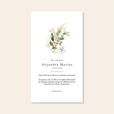 Convites Personalizados de Jardim de Flores